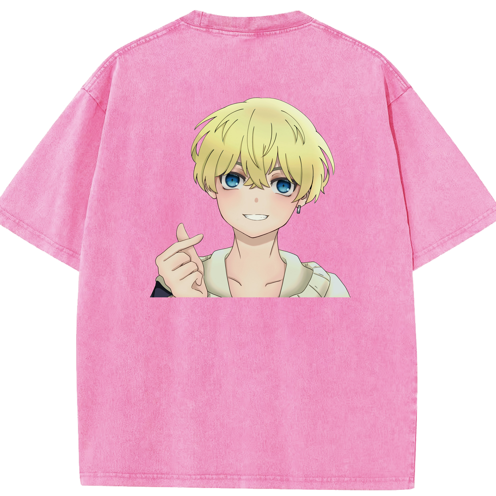 （画像用） 東京リベンジャーズ Tokyo Revengers 綿100% ヴィンテージ風 半袖Tシャツ（背面プリント）